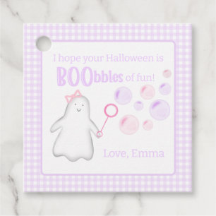 Bubbles Halloween Gift Märkre / Treat Bag Märkre Gåvor Etiketter