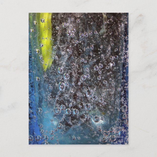 Bubbles in Glass vycard Vykort (Framsida)