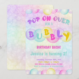 Bubbles Inbjudan
