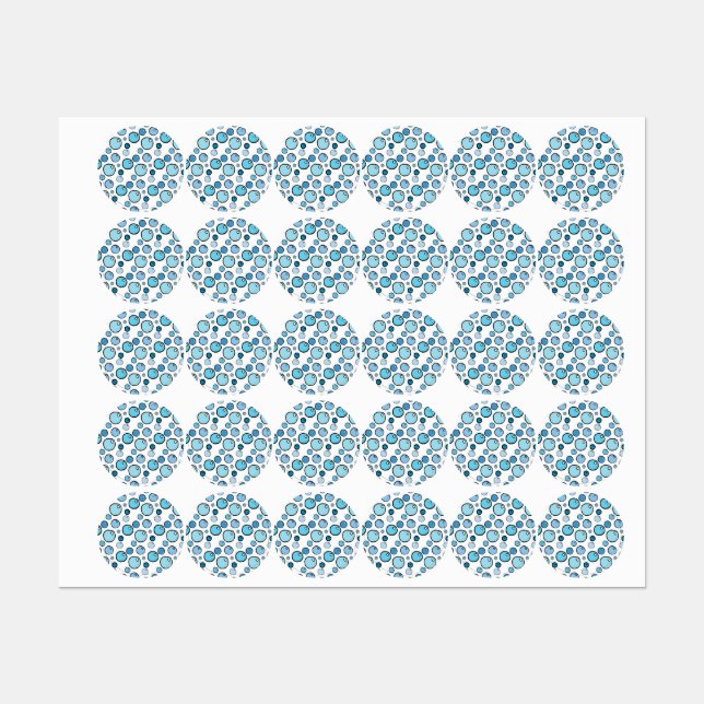 Bubbles Klistermärke (Ark)