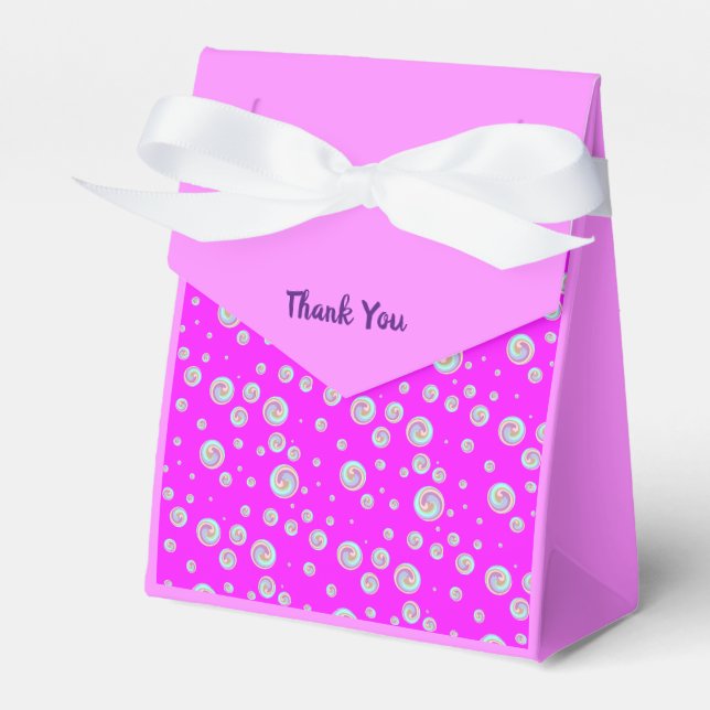 Bubbles mönster presentaskar (Framsidan Sidan)