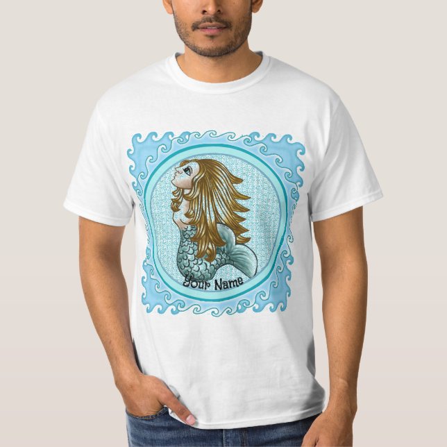 Bubbles Mystic Mermaid T-Shirt (Framsida)