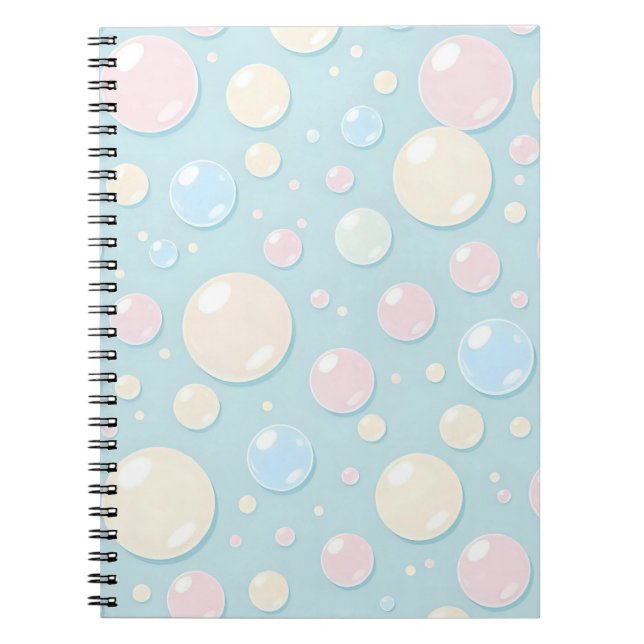 Bubbles Notebook  Anteckningsbok (Framsidan)
