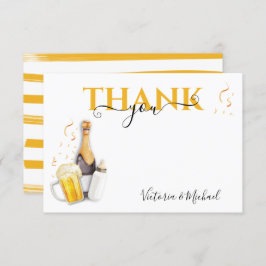 Bubbles och öldusch Tack för ditt kort