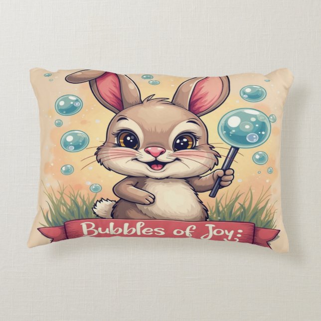 Bubbles of Joy Prydnadskudde (Baksidan)