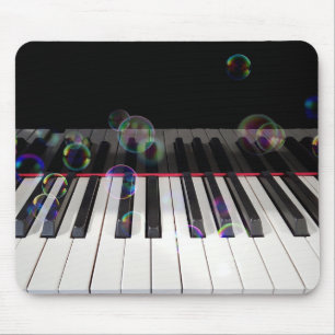 Bubbles på Piano Tangentbord Musmatta