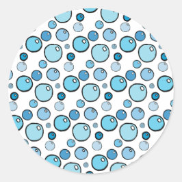 Bubbles Runt Klistermärke