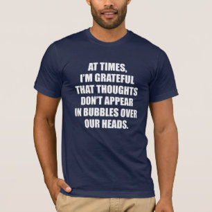 Bubbles Thoughts T Shirt