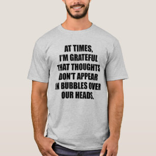 Bubbles Thoughts T Shirt