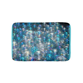 Bubbles Tiny Blue Bubbles Bath Mat Anpassningsbar  Badrumsmatta