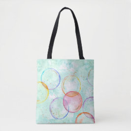 Bubbles Tote Bag Tygkasse