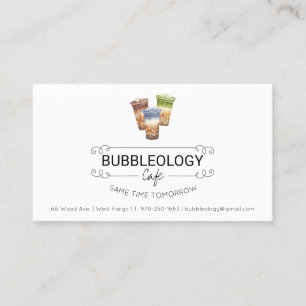 Bubbleteafföretag lojalitetskort