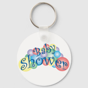 Bubblig baby shower nyckelring