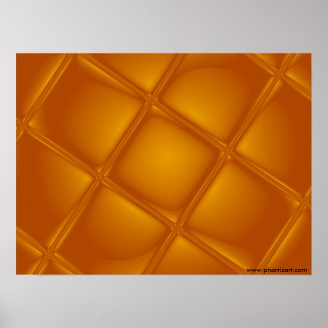Bubbling Amber Poster (Framsidan)