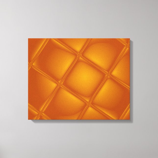 Bubbling Amber Wrapped Canvas (Framsida)