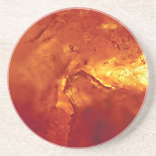 Bubbling Red Hett Lava Underlägg