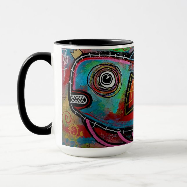 "Bubblor" 0,45 l Kaffe-/Te-mugg Mugg (Vänster)