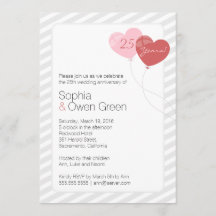 Bubblor 25:e årsdagen Silver Bröllop Party