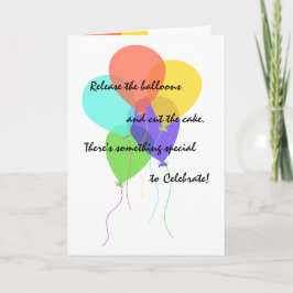 Bubblor 60:e eller ANY AGE Birthday Hälsning Kort