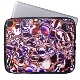 Bubblor av färg-glas eller ädelsten? laptop fodral