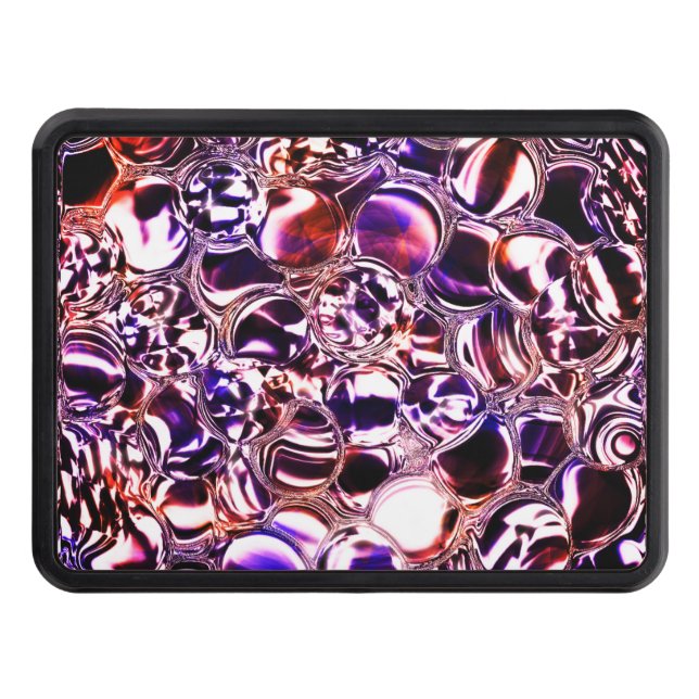 Bubblor av färg-glas eller ädelstenar? dragkroksskydd (Framsidan)