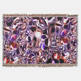 Bubblor av färg-glas eller ädelstenar? filt