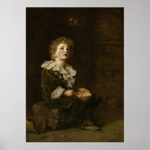 Bubblor av John Everett Millais Poster