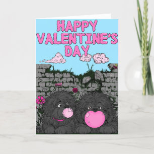 Bubblor av Kärlek (tomma inuti) Helgkort