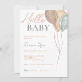 Bubblor, babyvisningsinbjudan inbjudningar