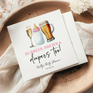 Bubblor, Brygd och Blöjor Också! Barnkalas Pappersservett