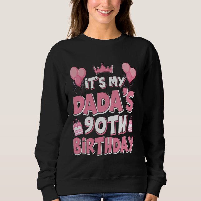 Bubblor Det är min DADA:s 90:e födelsedag 1935 90  T Shirt (Framsida)