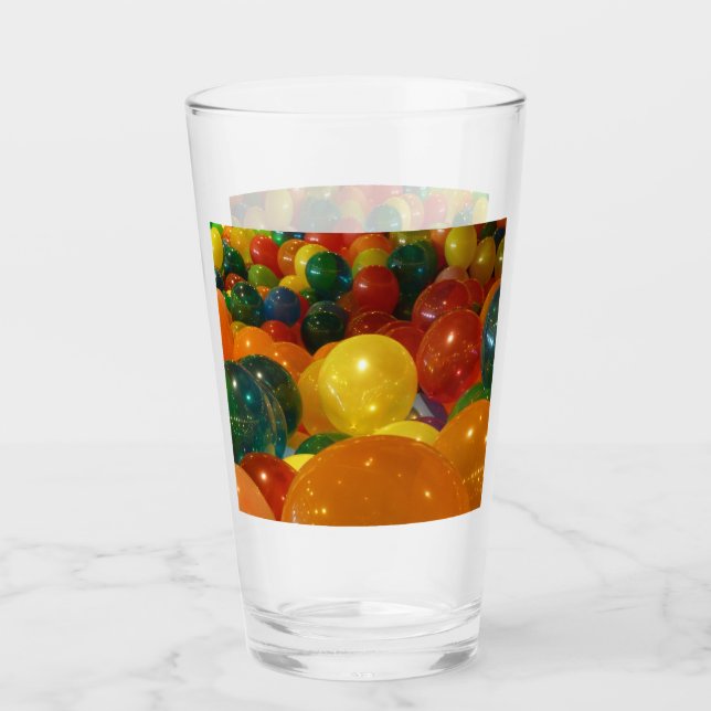 Bubblor Färgfull Party-design Glaskopp (Framsida)