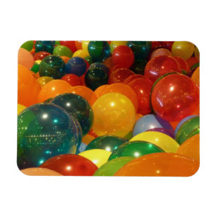 Bubblor Färgfull Party-design Magnet