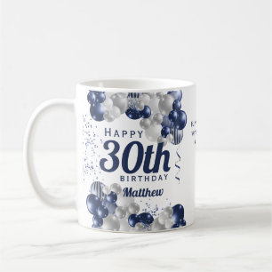 Bubblor för 30års födelsedag-flottan kaffemugg