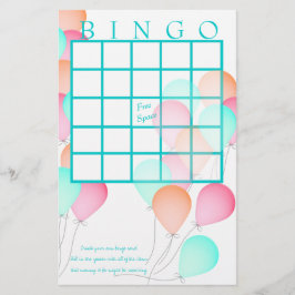 Bubblor för babyskor Bingo