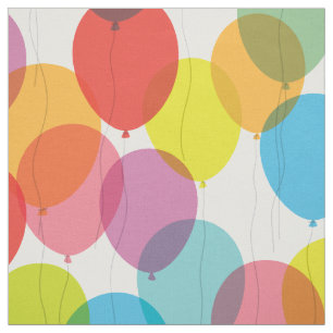 Bubblor för Bright Birthday Tyg