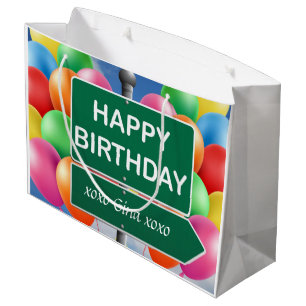 Bubblor för grattis på födelsedagen-gift-ballonger