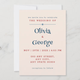 Bubblor från Kärlek: Fairy Tale Bröllop Simple Inbjudningar