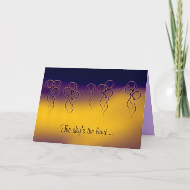 Bubblor ~ Greeting Card Kort (Framsida)