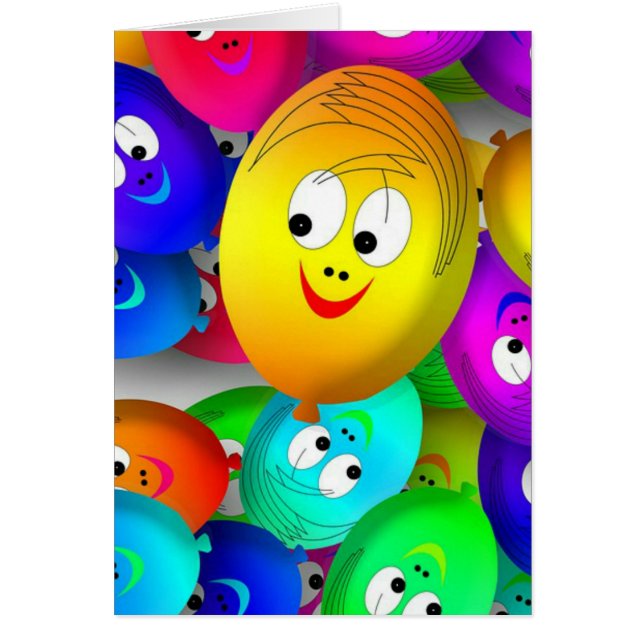 Bubblor Hälsningskort (Framsidan)