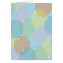 Bubblor Hälsningskort