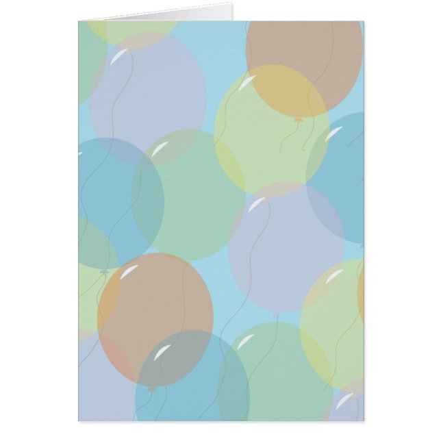 Bubblor Hälsningskort (Framsidan)