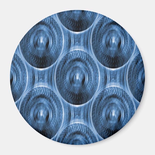 Bubblor i Bleu.... Magnet (Framsidan)