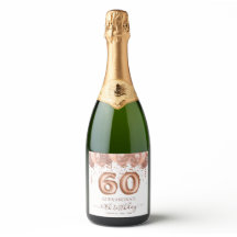 Bubblor i ro Guld 60:e Födelsedagsfesten