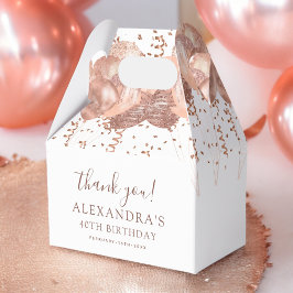 Bubblor i ro Tack 40:e födelsedagen Party Presentaskar