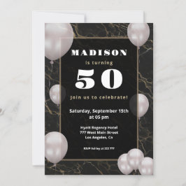 Bubblor - inbjudan på födelsedagen