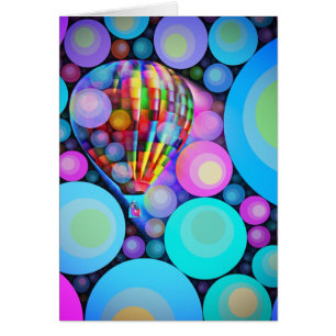 Bubblor och ballong OBS kort