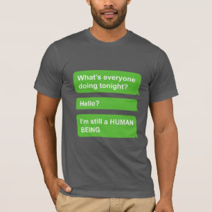 Bubblor om andnöd är fortfarande humana gröntar t shirt