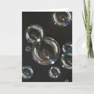 Bubblor - Originalfärg - Hälsning-kort Kort