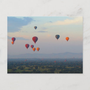 Bubblor över Bagan, Myanmars vykort